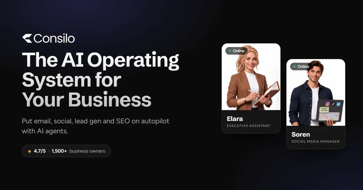 Consilo — the AI marketing and growth product built by OGP Labs